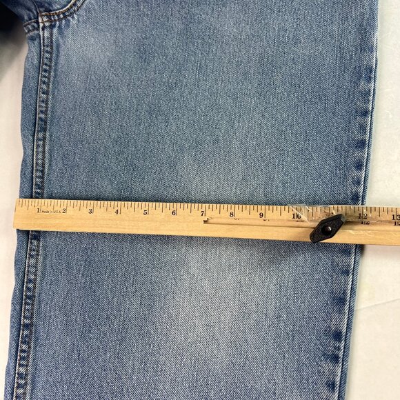 Y2K Levi's Jeans Men's 34x29* 560 Comfort Loose Fit Tapered Blue Denim Tag 35x30 - Picture 13 of 16